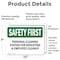 Signmission Safety Culture Sign, 10 in Width, Vinyl Decal, Rectangle OS-2PACK-SF-D-710-L-10688 - alternate 6